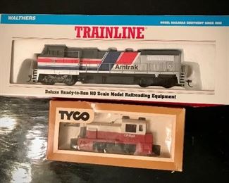 Walthers Trainline and TYCO Model Train Engines 