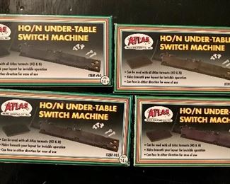 Atlas HO/N Under-table Switch Machines 