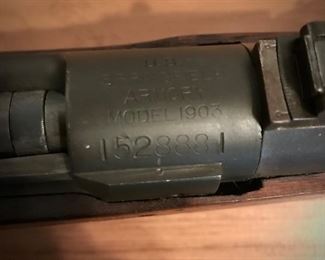 US Springfield Armory Model 1903 RiflePer client's request, a backgroud check will be required for purchase of firearms.  We will work with Uncle John's Handguns in Lenoir City since they will be able to give same day checks, log firearms and release later on the day of purchase.  Per client's request, a backgroud check will be required for purchase of firearms.  We will work with Uncle John's Handguns in Lenoir City since they will be able to give same day checks, log firearms and release later on the day of purchase.  