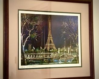 Paris- La Tur Eiffel by Maurice Legendre Print