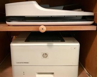 HP Laser Jet Pro M402dw Printer and HP Scanjet Pro 2500 f1 Scanner 