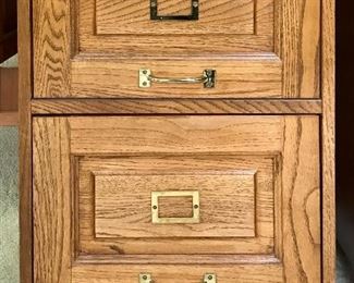 Wooden Filing Cabinet 