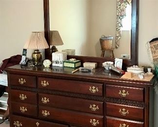 Webb Dresser with Vanity Mirror 