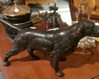 Cast Iron Antique Hunting Dog. Was $80. Now $64