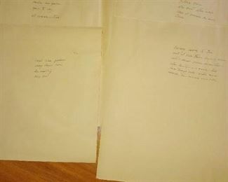 Watercolors of Villa d'Erlanger    Gift signed by Baroness Erlanger