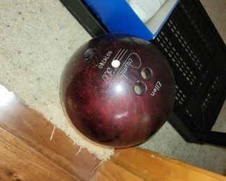 Light weight bowling ball