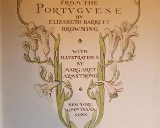 1902 edition Sonnets from the portvgvese by Elizabeth Barrett Browning 