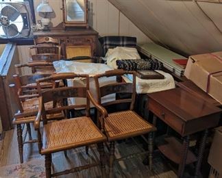 Attic packed with antiques, will be organized 