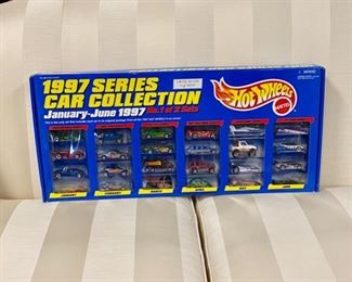 c.1997 HOT WHEELS SERIES CAR COLLECTION, 1 of 6,000, January-June, 24 cars in set, Original Box, Mint 