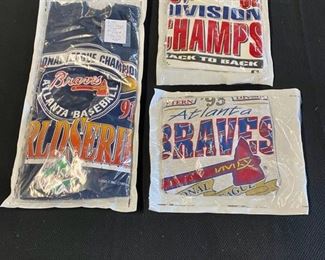 c.1991, '92, and '93, Atlanta BRAVES T-shirts, Never Worn, MINT