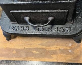 ROSS MEEHAN Antique Cast Iron Stove
