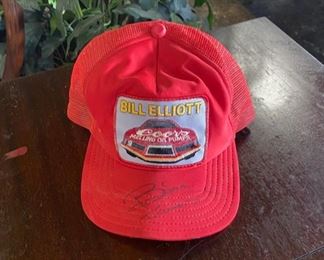 SIGNED Bill Elliott #9 NASCAR Vintage Coors/Melling Oil Pumps Mesh Cap