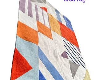 Multi-colored area rug