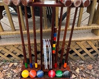 Vintage Croquet set