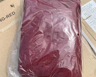 Mainstays Belden Park 3 Person Seat Outdoor Furniture Patio Swing and Daybed with Canopy, Red - BRAND NEW