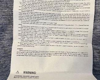 Combination Game Set - Backgammon, checkers, chess, cribbage, dominos