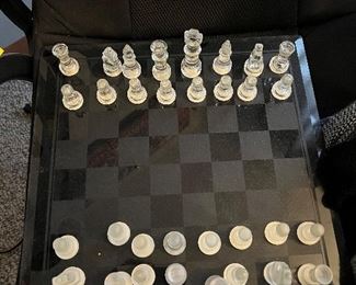 Combination Game Set - Backgammon, checkers, chess, cribbage, dominos