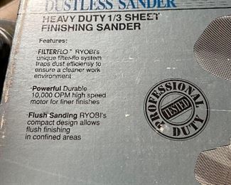 Ryobi Dustless Sander