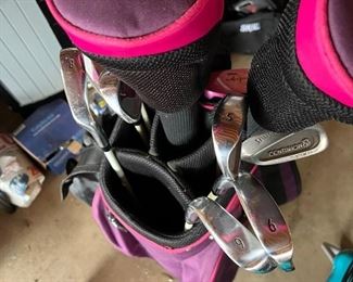 Wilson Ladies golf bag and clubs