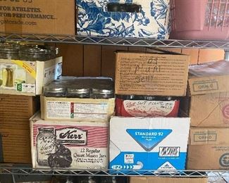 All size canning jars