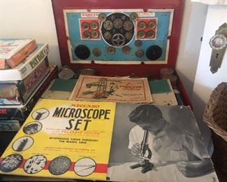 Erector Set & Microscope Set