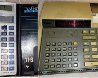 Retro Calculators: TI and HP