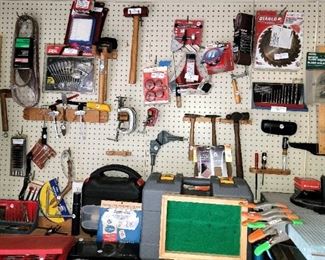 Workshop full of hand tools - very gently used and new