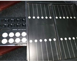 Modern backgammon set
