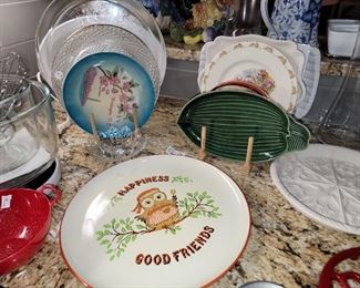 Plates and serving platters