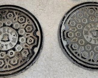 Medallion metal coasters - Bell System