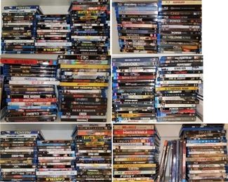 100s of BluRay TV shows and movies