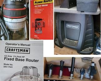 Routers and router bits