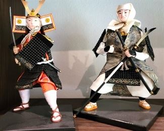 Samauri Warrior figurines