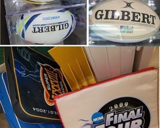 Sporting event seat cushions - Rugby Balls
