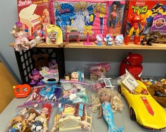 Barbie collectibles and more toys!