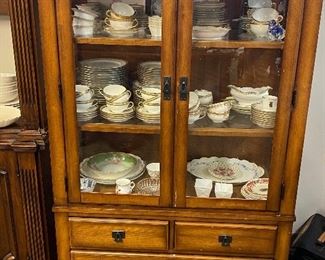 Double door Glass front China cabinet 