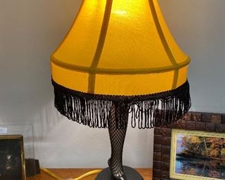 1 of 2 Christmas Story leg lamps
