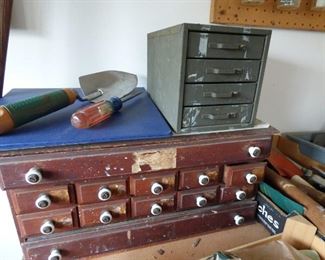 Antique Button Box