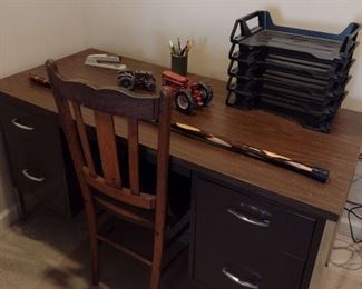 Vintage Metal Desk 