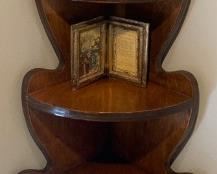 Vintage corner what not shelf 