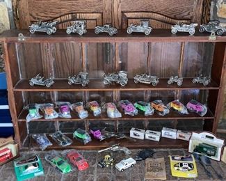 Silver Minature Cars - SEt of 12