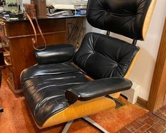 Mid Century Black Plycraft Chair 