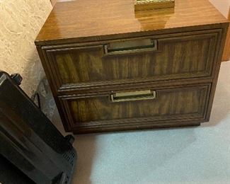 Drexel Furniture- 2 nightstands and Queen bed with mattress available