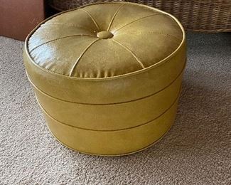 Fun retro ottoman