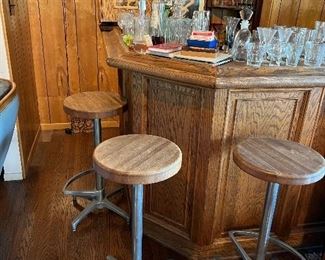 MCM bar stools (3 available)