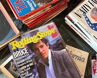 Vintage rolling stone magazines