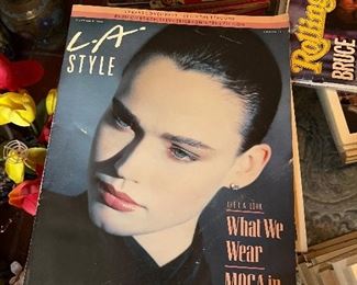 LA style vintage fashion magazines