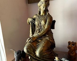 Brass statue
