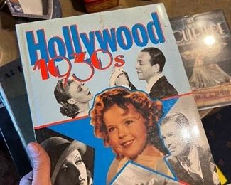 Vintage hollywood hardcover coffee table books