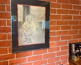 Signed original Marilyn Monroe art